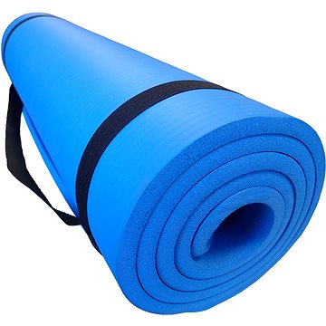 

KUBIsport Gymnastická NBR Yoga Mat 183 × 60 × 1,2 cm, modrá