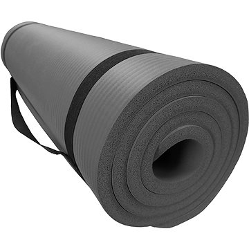 

KUBIsport Gymnastická NBR Yoga Mat 183 × 60 × 1,2 cm, černá