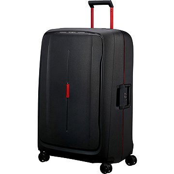 Samsonite ESSENS 81 cm Kufr Spinner černý Charcoal / Red 140 l