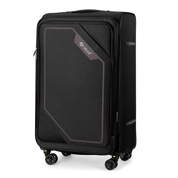 Solier Softflex 2240 střední měkký kufr M 23“ černý/hnědý