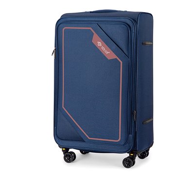 Solier Softflex 2240 střední měkký kufr M 23“ navy/hnědý