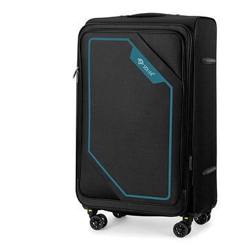 Solier Softflex 2240 střední měkký kufr M 23“ černý/zelený