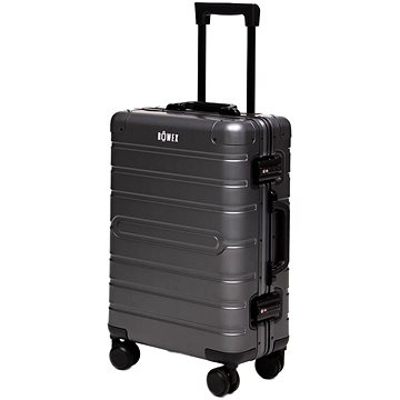 

ROWEX Příruční kabinový cestovní kufr s TSA, aluvision šedý