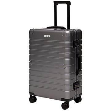 

ROWEX Střední univerzální cestovní kufr s TSA zámkem, aluvision šedý