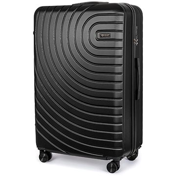 Solier Aventor STL1064 černý 24" M střední cestovní kufr ABS