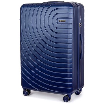 Solier Aventor STL1064 tmavě modrý 24“ M střední cestovní kufr ABS