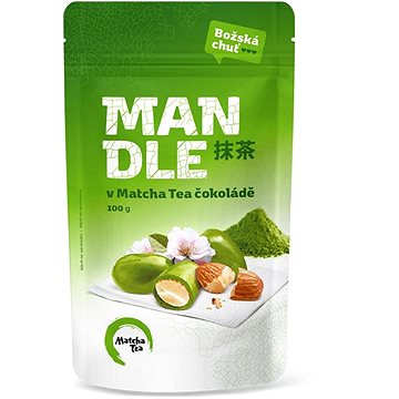 

Matcha Tea Mandle v matcha čokoládě 100 g
