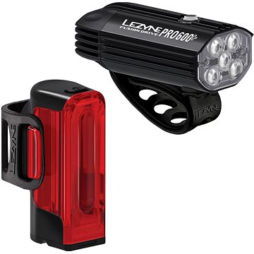 

Lezyne Fusion Drive Pro 600+ / Strip Drive 300+ Pair Satin Black / Black