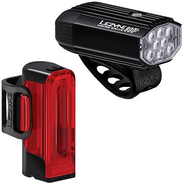 

Lezyne Micro Drive 800+ / Strip Drive 300+ Pair Satin Black / Black