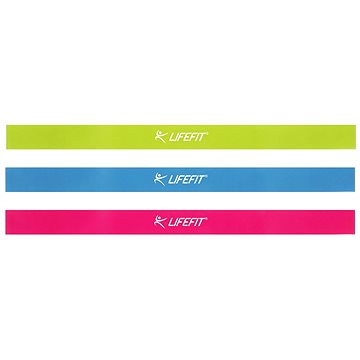 

Lifefit set posilovacích gumiček soft, medium, hard