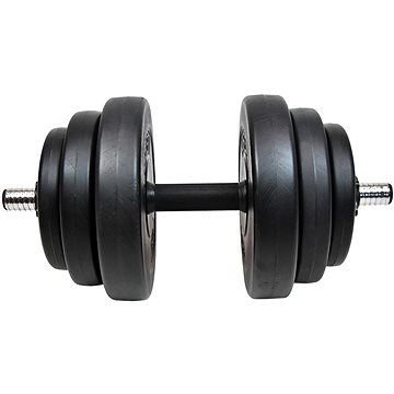 

Lifefit Jednoruční činka 18 kg, vinyl-cement, 30mm tyč/6 × kotouč