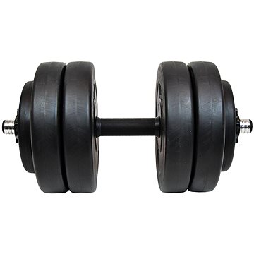 

Lifefit Jednoruční činka 23 kg, vinyl-cement, 30mm tyč/6 × kotouč