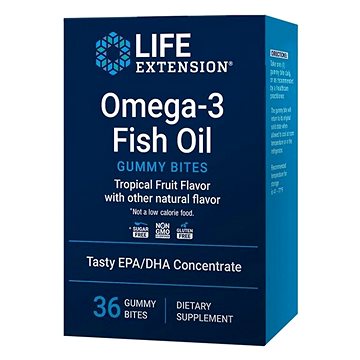 

Life Extension Omega-3 Fish Oil Gummy Bites, 36 Gummies