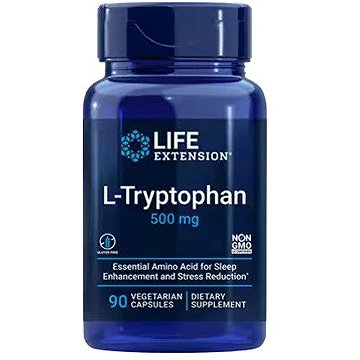 

Life Extension L-Tryptofan 500 mg, 90 rostlinných kapslí