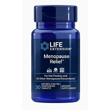 

Life Extension Menopause Relief, podpora při menopauze, 30 enterosolventních tablet