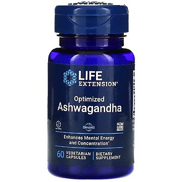 

Life Extension Optimized Ashwagandha Extract, 60 rostlinných kapslí