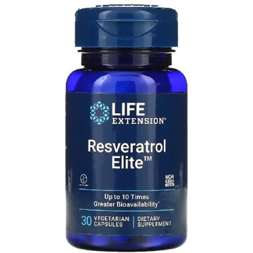 

Life Extension Resveratrol EIite, 30 rostlinných kapslí