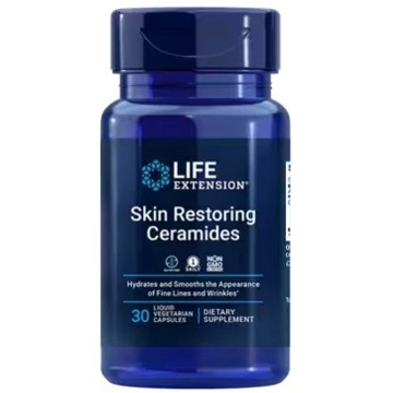 

Life Extension Skin Restoring Ceramides, 30 tekutých kapslí