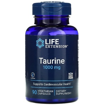

Life Extension Taurine, 1000 mg, 90 rostlinných kapslí