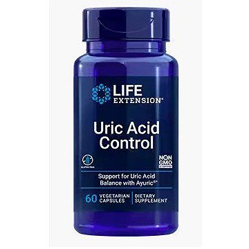 

Life Extension Uric Acid Control, doplněk pro snížení kyseliny močové, 60 rostlinných kapslí