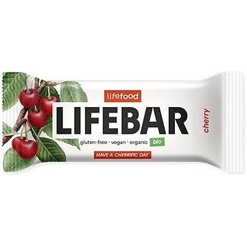 

LIFEFOOD LIFEBAR tyčinka třešňová RAW BIO 40 g