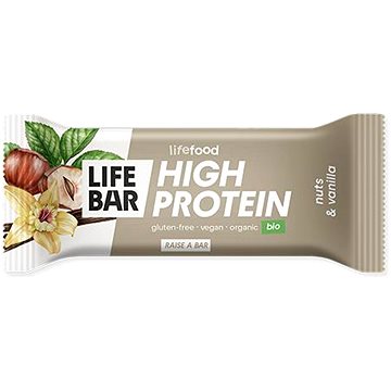 

LIFEFOOD LIFEBAR Protein tyčinka oříšková s vanilkou BIO 40 g