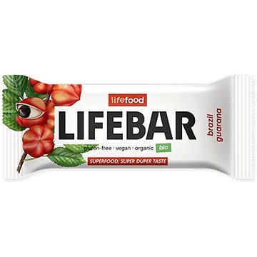 

LIFEFOOD LIFEBAR tyčinka s guaranou a para ořechy BIO 40 g