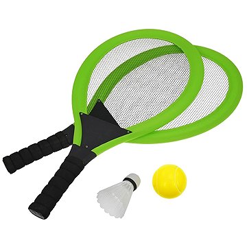 

RULYT Set na líný tenis - rakety, míček, košík zelený