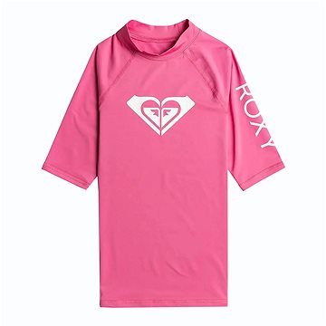 

Roxy Dívčí lycrové triko WHOLE HEARTED, krátký rukáv, 8 let sytě růžová