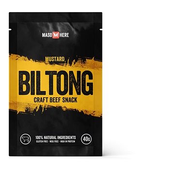 

Maso Here hovězí biltong hořčice 40 g