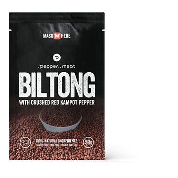 

Maso Here hovězí biltong s kampotským pepřem 50g