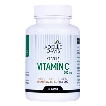 

Adelle Davis Vitamín C 500 mg, 60 kapslí