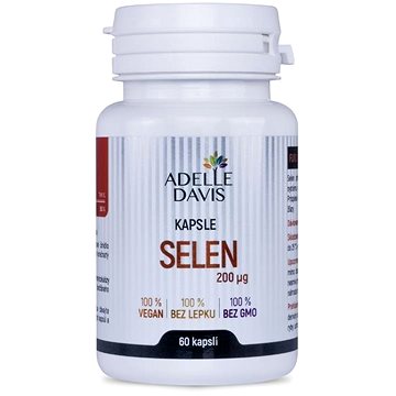 

Adelle Davis Selen 200 mcg, 60 kapslí