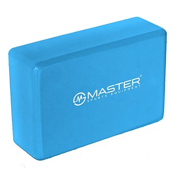 

MASTER jóga kostka 23 × 15 × 7,5 cm, modrá