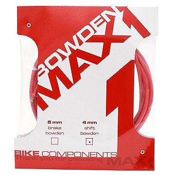 

MAX1 Bowden 4 mm červený balení 3 m