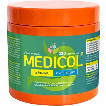 

MEDICOL Vláknina + živé kultury cps. 220