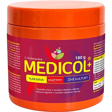 

MEDICOL Plus Vláknina + enzymy + živé kultury 180 g
