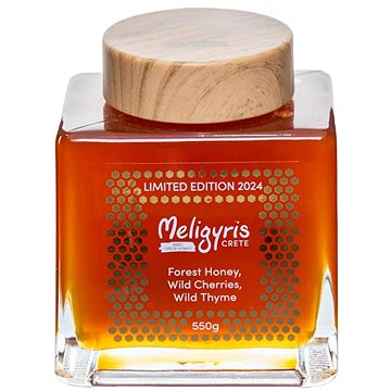 

Meligyris Řecký lesní med "Divoká višeň+Tymián, limitovaná edice 550 g