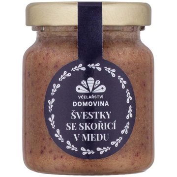 

Včelařství Domovina Švestky se skořicí v medu 75 g