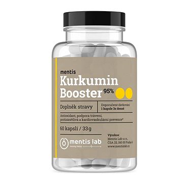 

Mentis Kurkumin Booster 95%, 60 kapslí