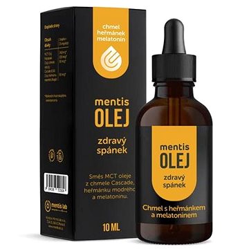 

Mentis olej pro podporu spánku s chmelem, nepálským heřmánkem a melatoninem 10 ml