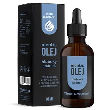 

Mentis 20% CBD olej pro hluboký spánek s chmelem a melatoninem 10 ml