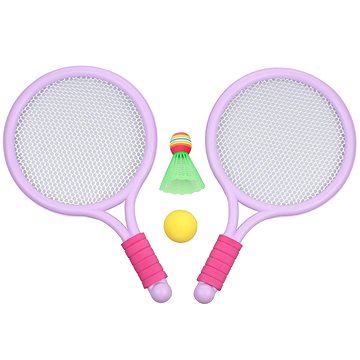 

Merco Racket Ball Games sada pálek s míčky fialová, 2 sady