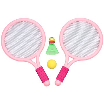 

Merco Racket Ball Games sada pálek s míčky růžová, 2 sady