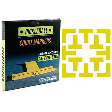 

Merco Court Marker Kit lajny na pickleball, žlutý