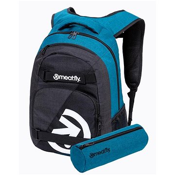 

Meatfly EXILE Backpack, Petrol Heather / Charcoal Heather