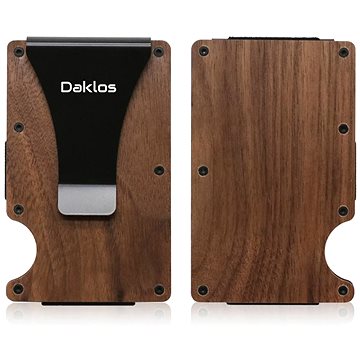 

Daklos Wood RFID s klipem ořech