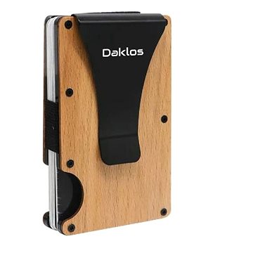 

Daklos Wood RFID s klipem bambus