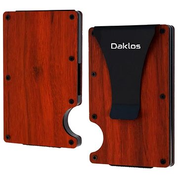 

Daklos Wood RFID s klipem santalové dřevo