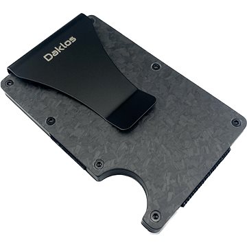 

Daklos Carbon RFID s klipem černá